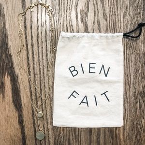 Madewell Gold Coin Layering Necklaces